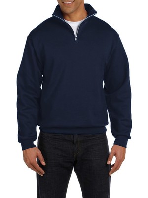 Ghassy Co. Erkek Dik Yaka Silver Yarım Fermuarlı Sweatshirt