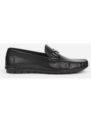 Pierre Cardin 90146 Siyah Erkek Loafer Günlük Deri Ayakkabı