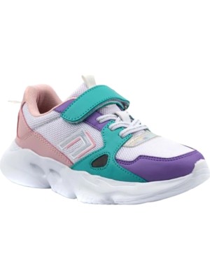 Cool Unisex Çocuk Cırtlı Rahat Günlük Sneaker Spor Ayakkabı