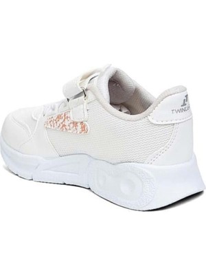 Meliten Kids Beyaz Pudra Unisex Kids Sneaker Esnek Rahat Kalıp Çocuk Spor Ayakkabı Tam Kalıp Günlük Ayakkabı