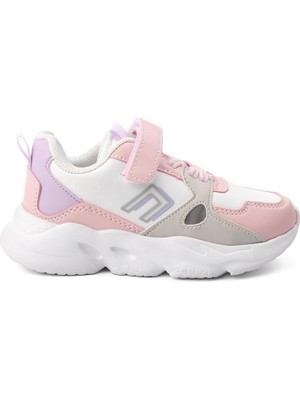 Cool Anatomik Taban Kız Pembe Günlük Cırtlı Çocuk Spor Ayakkabı Tokyo