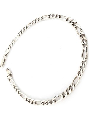 Ose Shop  925AYAR Gümüş Figaro Erkek Zincir Bileklik
