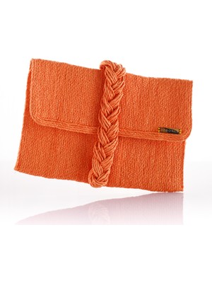 Jobonel Turuncu Clutch Çanta