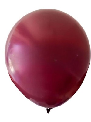 Organizasyon Pazarı 12 inç Bordo renk 10 lu Pastel Dekorasyon Balonu