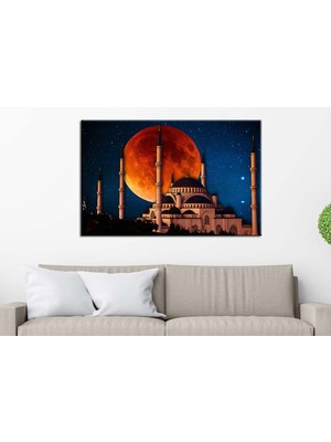 Caddeko Masal Istanbul Sultan Ahmet Camisi Masalsı Gece Istanbul Tablosu Dkm-75-3b
