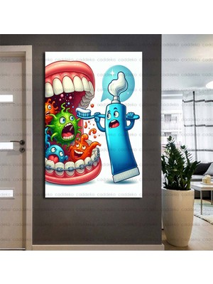 Caddeko Ağız ve Diş Polikliniği, Dişçi Tabloları Dekoratif Diş, Dekoratif Dişçi, Dişçi Dekorasyonu DSC374
