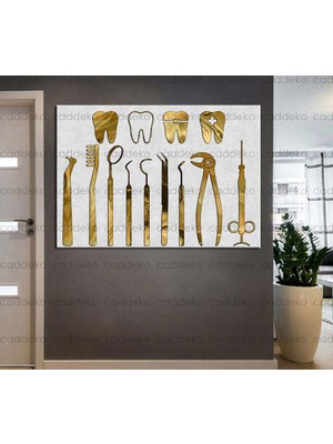 Caddeko Ağız ve Diş Sağlığı Polikliniği Tabloları Dekoratif Diş, Dekoratif Dişçi, Dişçi Dekorasyonu DSC-149