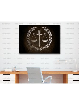Caddeko Avukatlık Bürosu Tabloları Hukuk Bürosu Iç Dekorasyon Kns-65