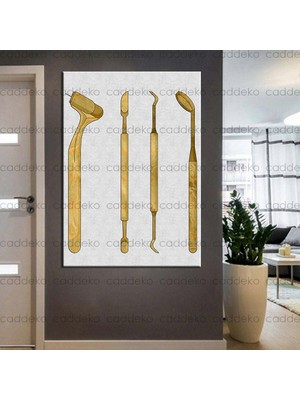 Caddeko Ağız ve Diş Sağlığı Polikliniği Tabloları Dekoratif Diş, Dekoratif Dişçi, Dişçi Dekorasyonu DSC-151