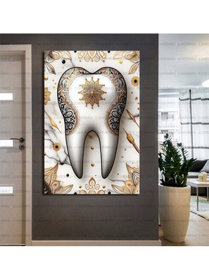 Caddeko Ağız ve Diş Polikliniği, Dişçi Tabloları Dekoratif Diş, Dekoratif Dişçi, Dişçi Dekorasyonu DSC402
