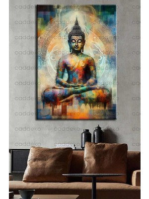 Caddeko Buddha Feng Shui Kanvas Tablo FNGS18