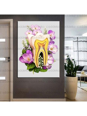 Caddeko Ağız ve Diş Sağlığı Polikliniği Tabloları Dekoratif Diş, Dekoratif Dişçi, Dişçi Dekorasyonu DSC-169