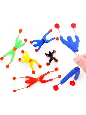 Numaca Camda Takla Atan Örümcek Sağlam Yapışkan Cama Duvara Yapışan Örümcek Adam Oyuncak Örümcek - 1 Adet