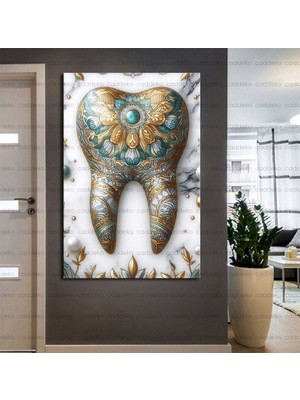 Caddeko Ağız ve Diş Polikliniği, Dişçi Tabloları Dekoratif Diş, Dekoratif Dişçi, Dişçi Dekorasyonu DSC405
