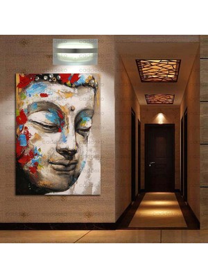Caddeko Buddha Feng Shui Buda Kanvas Tablo Fngs8