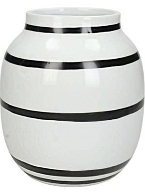 Laromita Decoration Çizgili Vazo / Kısa