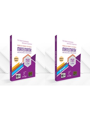 Karekök Yayıncılık TYT Matematik 2-3 Kitap Mps (Modüler Piramit Sistemi) 2024 Full Set