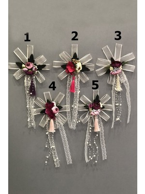 İnci Dantelli Bavul ve Bohça Süsü