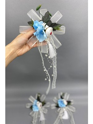 Bohça Bavul ve Konvoy Araba Süsü 1 Adet Mavi