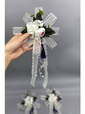 Bohça Bavul ve Konvoy Araba Süsü 1 Adet Krem