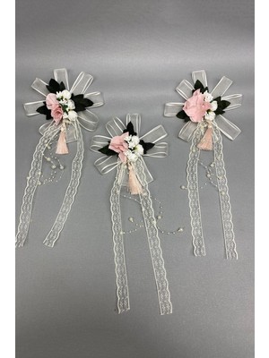 Bohça Bavul ve Konvoy Araba Süsü 3 Adet Pudra