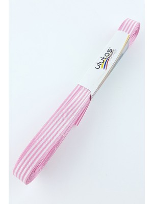 Pembe Çizgili Degrede Kurdele 1 cm 10 mt