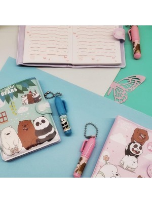 Piraye Gift Üç Kafadar Ayılar  Mini Defter Kalem Set 1 Adet