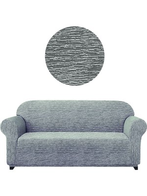 Elgeyar Jakarli Koltuk ,kanepe ,çekyat Örtüsü Çubuk Desen Esnekli ETEKSIZ3KIŞILIK Koltuk Için