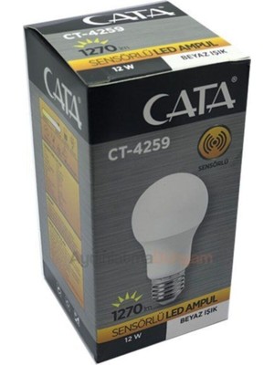 Cata 12 Watt Sensörlü LED Ampul CT-4259