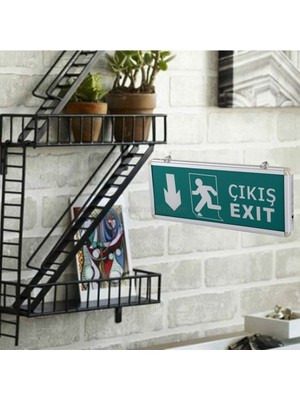 Cata 3 Saat Şarjlı Ledli Exit Armatür CT-9167