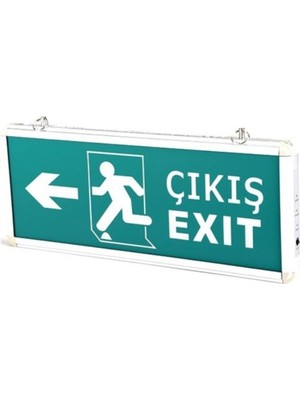 Cata Sola Koşan Ok Çıkış Exit Levha CT-9170