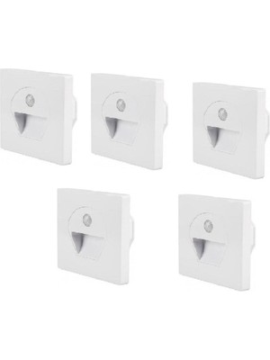 TEKNİKER ELEKTRİK Cata 5 Adet CT-5170G 1W Sensörlü Ledli Koridor Armatürü (Günışığı