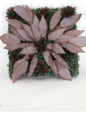 Yapay Çiçek Deposu Yapay Dikey Bitki Hazır Duvar Paneli 55 cm x 55 cm Model 12