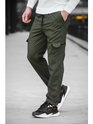 Oksit Bl 2111 Kort Paraşüt Düz Ipli Paça Tactical Kargo Cepli Erkek Eşofman Alt