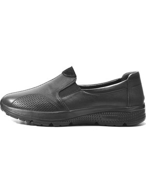 Beety 144-033 Siyah Ortopedik Hafif Taban Kadın Anne Ayakkabı