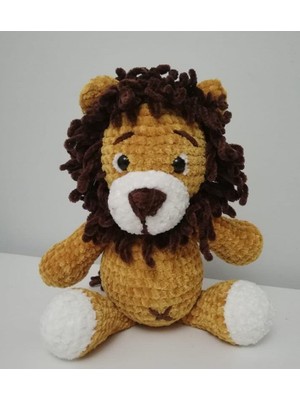 Toru Toys Pofuduk Aslan Amigurumi Organik Oyuncak
