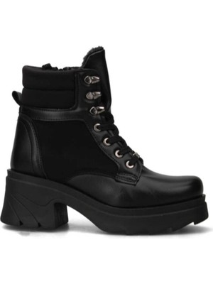 Meliten Kids Ultra Hafif Kalın Taban Su Geçirmez Postal Bot Siyah