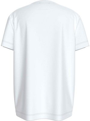 Calvin Klein Baskılı Beyaz Kız Çocuk T-Shirt Ck Monogram Ss T-Shırt