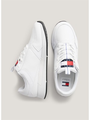 Tommy Hilfiger Beyaz Erkek Sneaker Tommy Jeans Flexı Runner