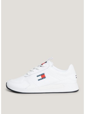 Tommy Hilfiger Beyaz Erkek Sneaker Tommy Jeans Flexı Runner