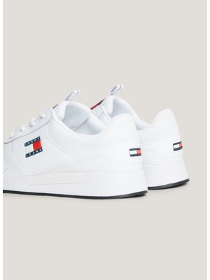 Tommy Hilfiger Beyaz Erkek Sneaker Tommy Jeans Flexı Runner