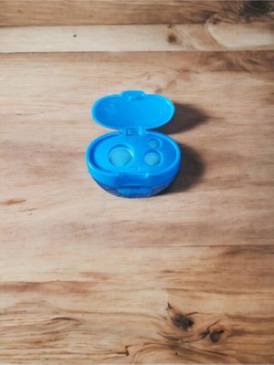 Seyfi Kırtasiye 3 Bölmeli Plastik Kalemtraş Bamya Kalemtıraşı Ince Jumbo ve Dev Boy 3 Gözlü