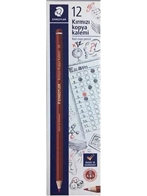 Staedtler Kırmızı Kopya Kalemi 12'li Kutu 5308