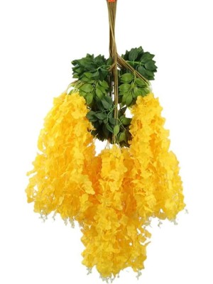 Ddtrend 12 Adet Sarkan Akasya Çiçek 3 Dallı  100 Cm. Yapay Çiçek Akasya