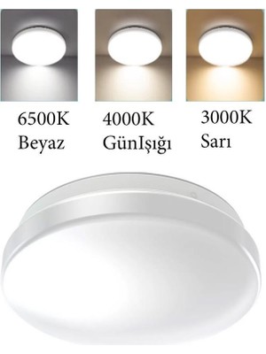 Osram - Ledvance 24W LED Plafonyer 6500K Beyaz Işık Tavan Lambası Banyo Armatür