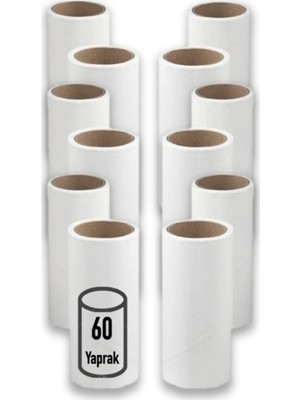 IKEA Bastis 12LI Yedek Tüy Toplama Rulosu - Kedi Köpek Tüy Toplam