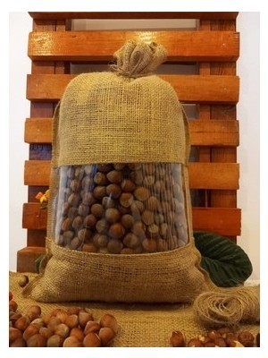 İnterbag 18x32 cm Şeffaf Pencereli 1 Kg Jüt Çuval