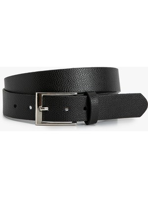 Koton Deri Görünümlü Kemer Metal Toka Detaylı