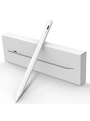 Ivoomi ipad Air 5. Nesil 10.9/ 11 Pro /12,9/ 2018-2022 Arası Uyumlu Pencil Stylus Palm Rejection Eğim Özellikli Tablet Kalemi