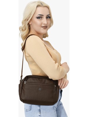 Sosela 67-7081 Kadın Annabel Kahverengi Çarpraz Askılı Çanta